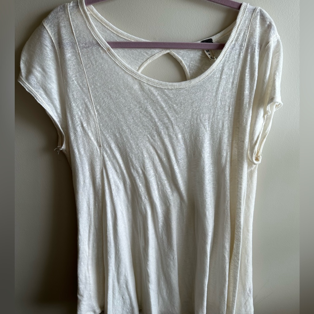 Free People, White Blouse